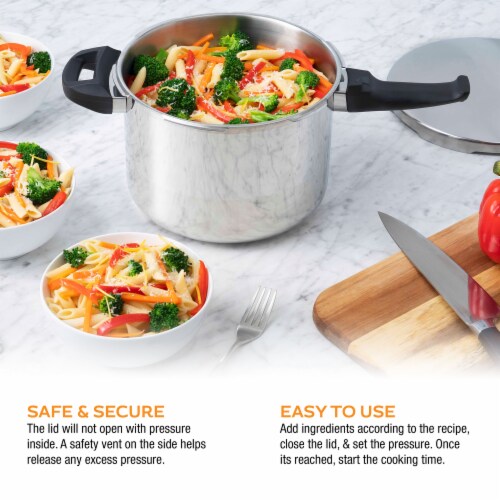 Zavor DUO 8pc Pressure Canning Set - 10 Quart Pressure Cooker with Complete Canning Kit Perspective: top