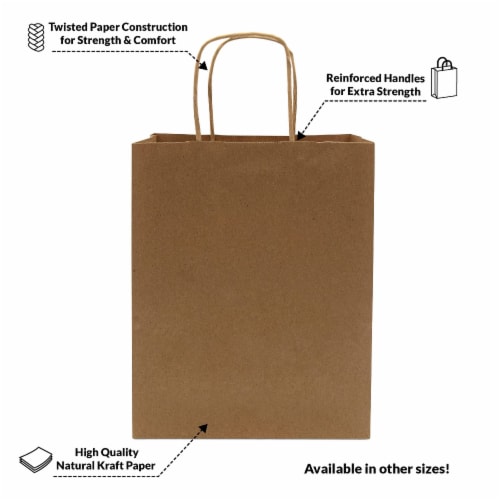 Kraft hot sale retail bags