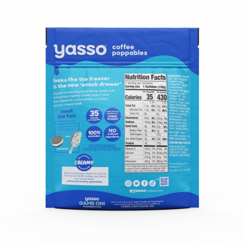 Yasso Coffee Frozen Greek Yogurt Poppables Perspective: top