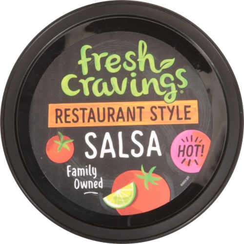 Fresh Cravings® Restaurant Style Hot Salsa Perspective: top