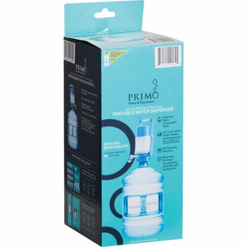 Primo® Water Manual Pump - Baby Blue Perspective: top