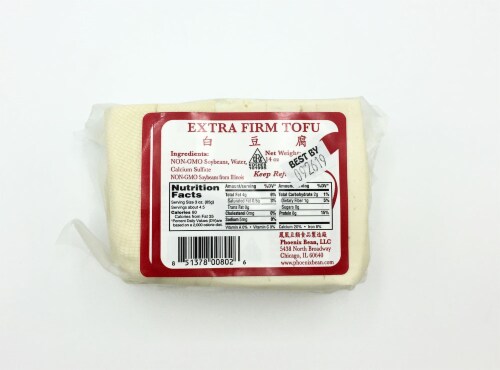 Phoenix Bean Extra Firm Tofu Perspective: top