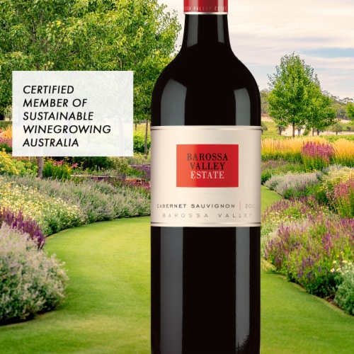 Barossa Valley Estate Cabernet Sauvignon Red Wine Perspective: top
