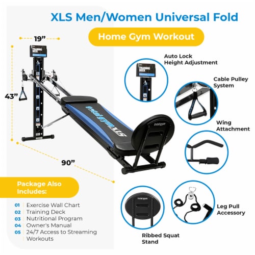 Total Gym Xls Men Women Universal Fold