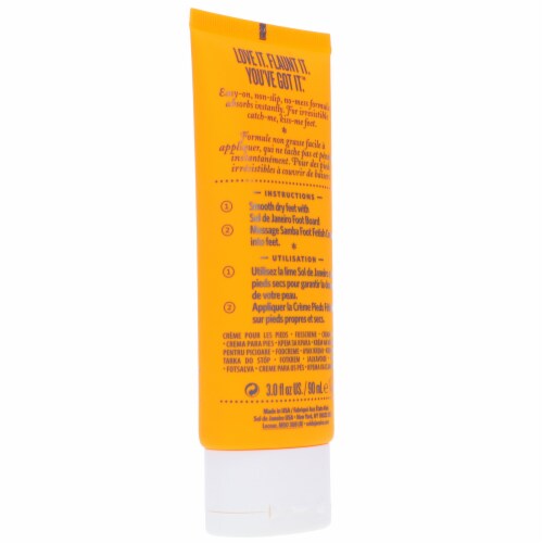 Samba 2-Step Foot Fetish Care by Sol de Janeiro for Unisex - 3 oz Foot Cream Perspective: top