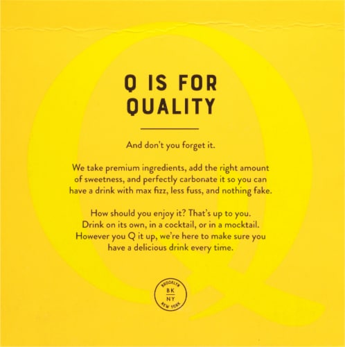 Q Tonic Water Perspective: top