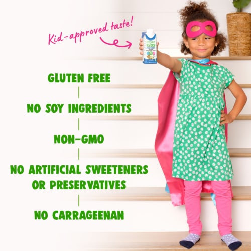 Orgain Organic Kids 8g Protein Nutritional Shake Drink, Vanilla Perspective: top