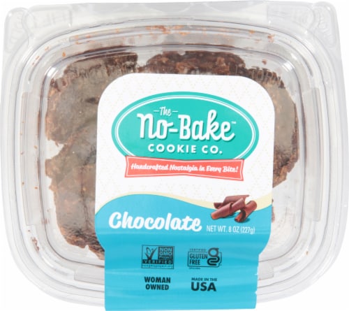No-Bake Co. Chocolate Oatmel Cookies Tub Perspective: top