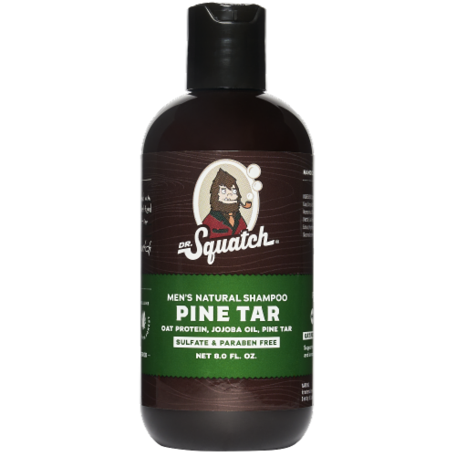 Dr. Squatch® Men's Natural Pine Tar Shampoo Perspective: top