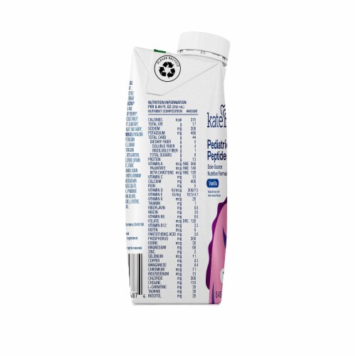 Kate Farms® Vanilla Pediatric Peptide Formula Perspective: top