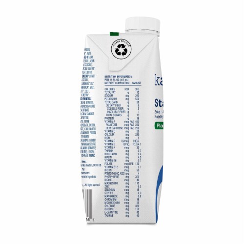 Kate Farms Standard 1.0 Oral Supplement Plain 11 oz. Carton 12 Ct Perspective: top