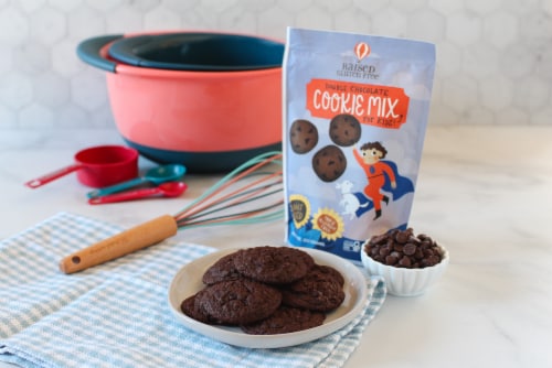 Raised Gluten Free™ Double Chocolate Cookie Mix Perspective: top