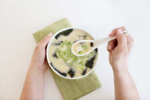 Ocean's Halo Miso Broth Perspective: top