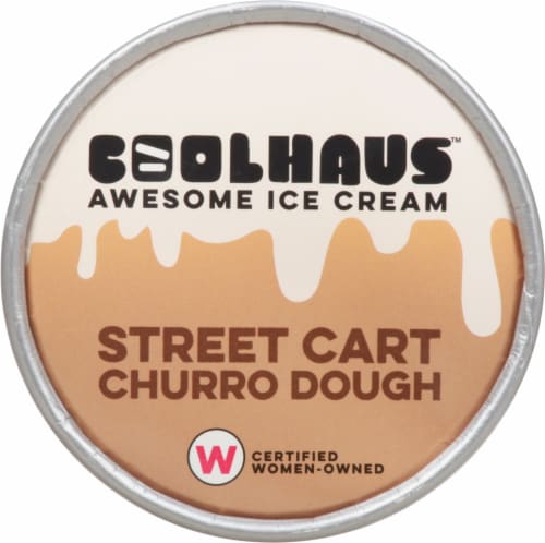 Coolhaus Tahitian & Madagascar Vanilla Bean Ice Cream Pint Perspective: top