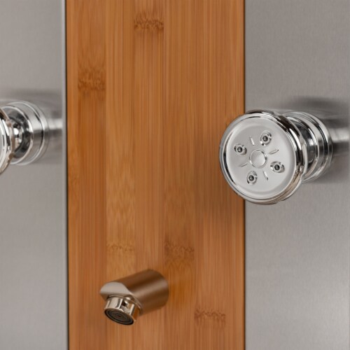 PULSE ShowerSpas Bali Bamboo ShowerSpa Perspective: top