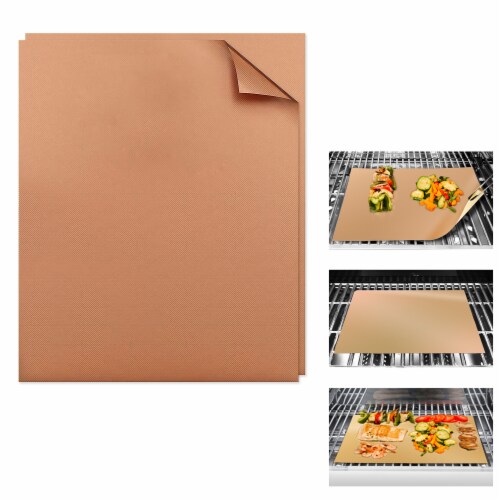 BBQ Grill Mat Non-Stick Mesh Mat Baking Sheet Liner Reusable Reversible  Washable, 1 unit - Ralphs