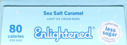 Enlightened® Sea Salt Caramel Ice Cream Bars Perspective: top