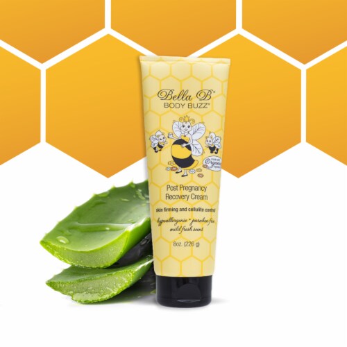 Body Buzz Post Pregnancy Recovery Cream 8oz Perspective: top
