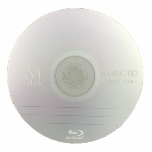 15 Pack Millenniata M-Disc BD-R 25GB 4X HD 1000 Year Permanent Data Archival Blank Media Disc Perspective: top