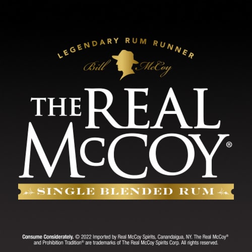 The Real McCoy Single Blended 3-Year Aged White Rum Perspective: top