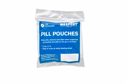 Pill Pouches, Plastic Pill Bags (Pack of 200) – Resealable Zipper