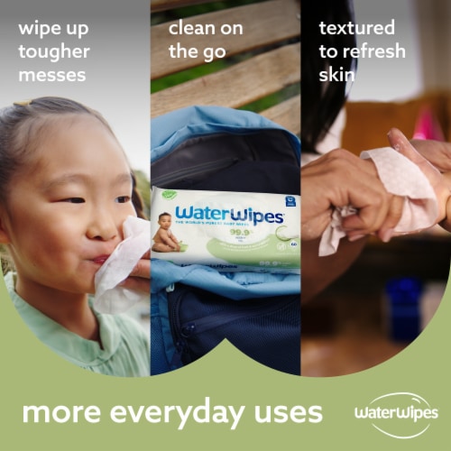 WaterWipes® Plastic Free Baby Wipes, 4 pk / 60 ct - Kroger