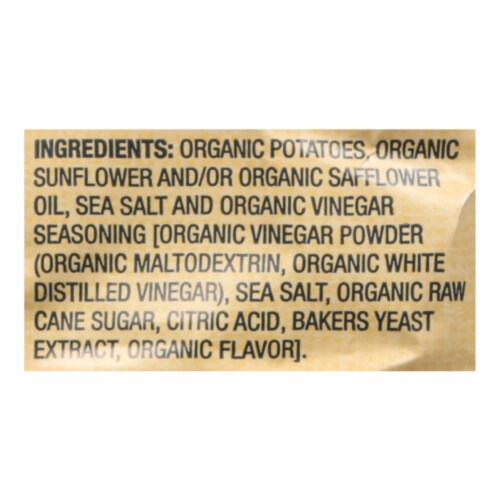 SpudLove® Organic Sea Salt and Vinegar Thick-Cut Potato Chips Perspective: top
