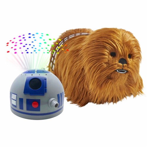 Pillow Pets Disney Star Wars Chewbacca & R2D2 Sleeptime Light Slumber Pack Perspective: top
