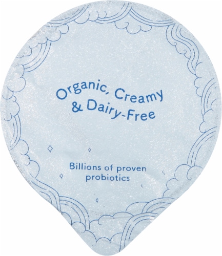 Cocojune Pure Organic Cultured Dairy Free Coconut Yogurt Cup Perspective: top