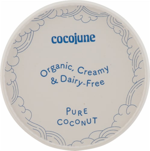 Cocojune Pure Coconut Organic Yogurt Tub Perspective: top