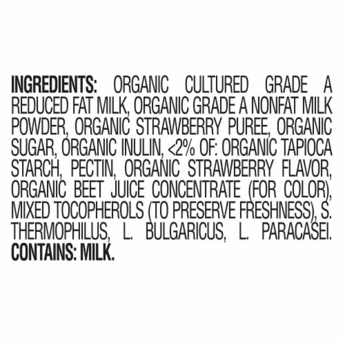 Happy Baby Organic Yogis Freeze-Dried Yogurt & Fruit Snacks Strawberry Bag Perspective: top