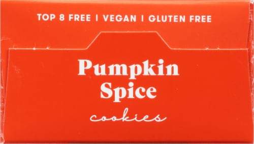 Partake Foods Vegan Soft Baked Pumpkin Spice Cookies Perspective: top