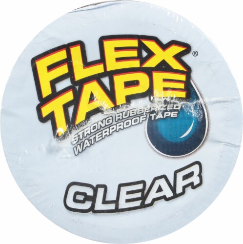 Flex Tape Clear Waterproof Rubberized Duct Tape 8-in x 5-ft in the