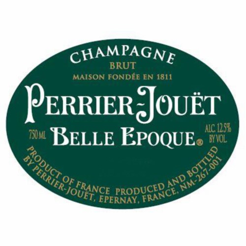 Perrier Jouet Brut Belle Epoque Champagne France Sparkling Wine Perspective: top