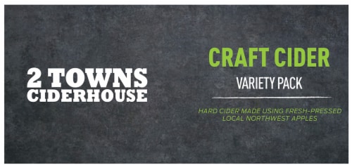 2 Towns Ciderhouse® Craft Cider Variety Pack Perspective: top
