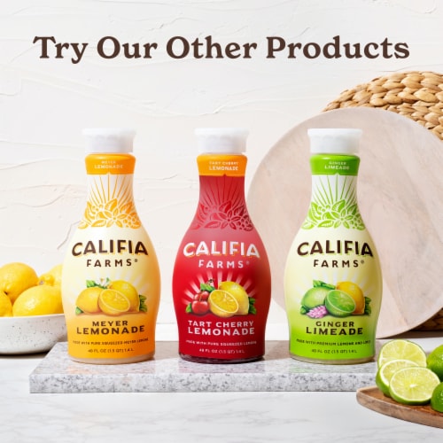 Califia Farms® Meyer Lemonade Perspective: top