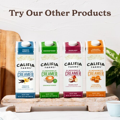 Califia Farms - Almond Creamer Caramel Macchiato Perspective: top