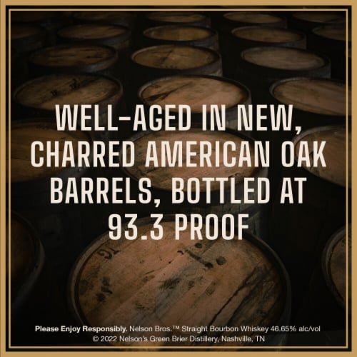 Nelson Brothers Classic Bourbon Whiskey Perspective: top