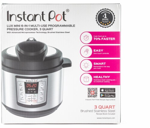 Instant Pot Black Stainless Steel Pressure Cookers