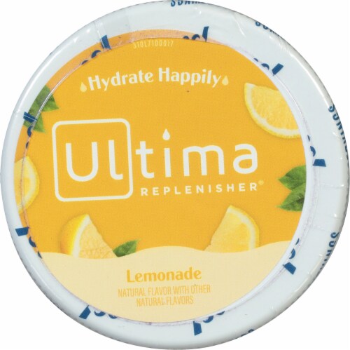 Ultima Replenisher Lemonade Electrolyte Powder Drink Mix Perspective: top