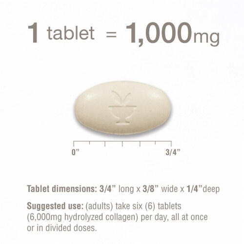 Youtheory® Collagen Advanced Formula Tablets Perspective: top