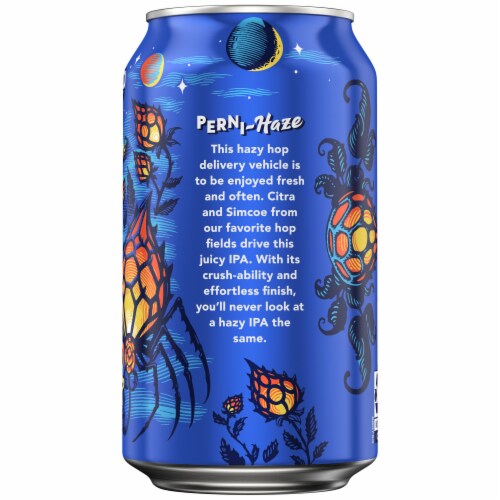 Wicked Weed Brewing Perni-Haze Hazy IPA Perspective: top