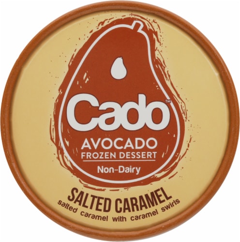 Cado™ Salted Caramel Dairy Free Avocado Frozen Dessert Perspective: top