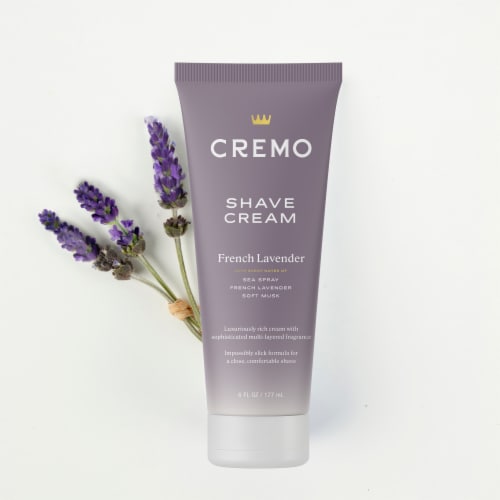 Cremo Shave Cream for Women Luxuriously Rich Moisturizing Cream French Lavender Scent Perspective: top