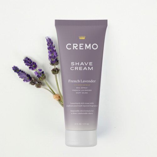 Cremo Shave Cream for Women Luxuriously Rich Moisturizing Cream French Lavender Scent Perspective: top