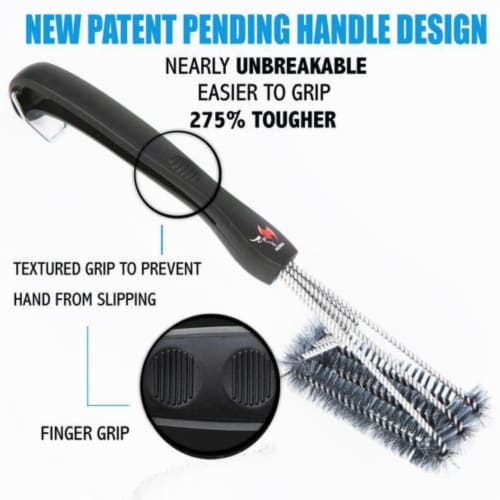 360° Clean Grill Brush by Kona, 18 - Black, 1 - Fry's Food Stores