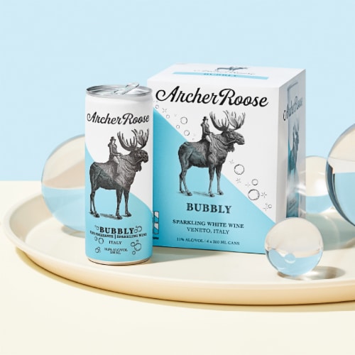 Archer Roose Bubbly Canned Sparkling Wine Perspective: top