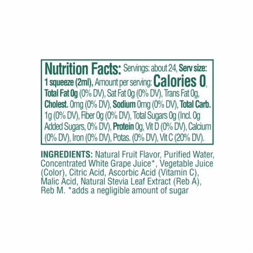 Stur® Blue & Blackberry Flavored Antioxidant Water Enhancer Perspective: top