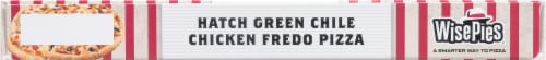 WisePies™ Frozen Hatch Green Chile Chicken Fredo Stone Fired Thin Crust Pizza Perspective: top