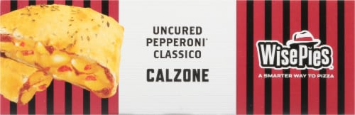 WisePies Uncured Pepperoni Classico Calzone Perspective: top